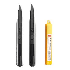 EGMI 전문가용 고급 커터칼 2개+칼날10P, 1세트 1세트