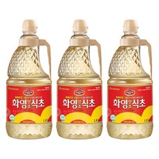 대상 쉐프원 화영 양조식초 1.8L, 3개