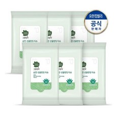 그린핑거순한선클렌징티슈5매x6개입