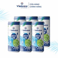 Vmart 베트남 코코넛워터 NUOC DUA TUOI, 12개, 240ml
