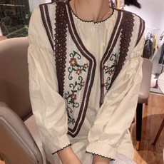 플라워뜨개투피스