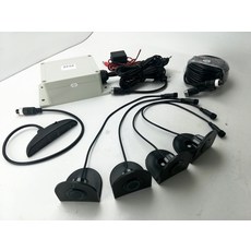 후방감지기 24볼트 연료 지게차 부딪침방지 경보 장치+4센서 탐지, 기본