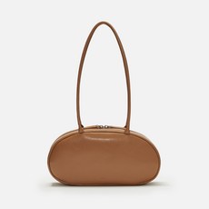 ROHSEOUL Pebble medium shoulder bag Wrinkled caramel