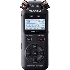 TASCAM DR-05X USB PCM USB Youtube ASMR 2496 (태스컴) 오디오 인터페이스 탑재 스테레오 리니어 레코더 핸디 레코더 마이크