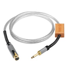 호환 Odin Hifi XLR 암-6.35mm 잭 케이블 하이엔드 듀얼 TRS 6.5mm-듀얼 스피커 믹서용, [07] 0.75m, [05] 6.5 TS to female XLR