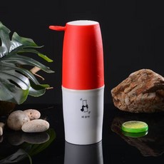 급속냉각컵 냉각컵 휴대용 아이스컵 55 ° 지능형 급속 냉각 컵 셰이커 절연 여성 항온 대용량 광고 선물, 2.304 셰이커 컵 레드