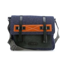 THE BRIDGE [The Bridge] Casentino Shoulder Bag 9 Inch Wool Blue 0519182B-7N