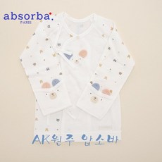 [압소바]에릭 오가닉 배냇저고리 [아기 손수건 증정], 단일상품