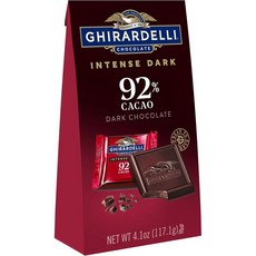 Ghirardelli 기라델리 인텐스 다크 초콜릿 스퀘어 92% 카카오, 116g, 6개
