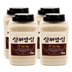 삼끼밥심 2020년 햅쌀 5kg 미호 산지직송, 4개