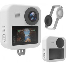 GoPro Max 케이스 Freesun 좋은 실리콘 소재 GoPro Max 카메라 보호 커버 편리한 여행 가볍고 흠집 방지, 단일상품