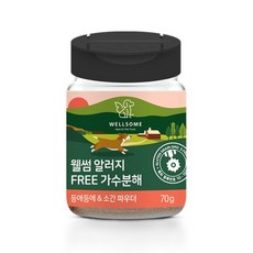 강아지 사료토핑 파우더 70g, 동애등에 오리 파우더, 1개 - 강아지사료토핑