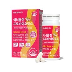경남제약 이너클린 프로바이오틱스 질유래 유산균 400mg 30캡슐 (1개월분), 1개, 30정