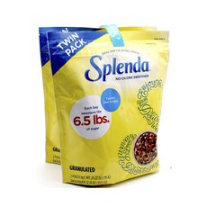Splenda 스플렌다 제로칼로리 설탕대체 스위트너 그래뉴당 12.61oz(357.5g) 2팩 No Calorie Sweetener Granulated Sugar Substitute
