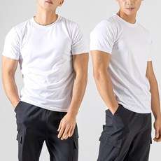 맨스핏 남성 쿨매쉬 반팔 티셔츠 1+1