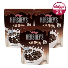 켈로그 허쉬 초코크런치 시리얼, 500g, 12개