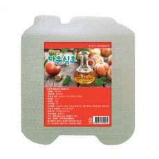 세탁용식초 청소용 과일세척 빨래 식초 욕실청소 얼룩제거 13L, 사과맛 다운식초 13L, 1개