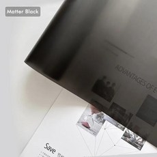 자동차 스티커 투명 라이트 블랙 스모크 PVC 필름 틴트 헤드라이트 미등 랩 커버 포일 자동차용 장갑 30x200cm, 6) Matter Black 30X200cm