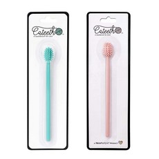 하트셋펫 무독성 실리콘 360도 고양이칫솔 Heartsetpet, [Mint Green]