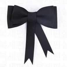 생일파티 대형 리본 텐트리본 웨딩 차 부모님생신선물 칠순 졸업 축하, 블랙