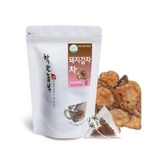 착한농부 국내산 말린 돼지감자차 삼각티백 20T 돼지감자 효능, 4개, 24g