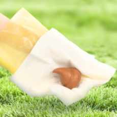 [응가 촉감 OUT] 견이로움 강아지 2중 배변봉투 생분해 풉백, 8팩, 400매