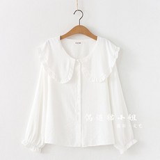 데일리웨어 여자 루즈핏 빅카라 블라우스 추천