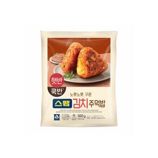 햇반 쿡반 스팸김치주먹밥 500g, 2개