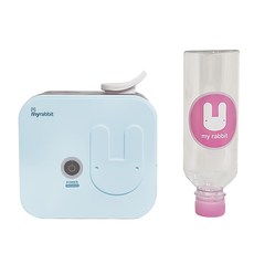 우리텍 마이래빗 토끼 터치 무드 보틀 가습기 + 물병, DJ-162B(블루), 블루
