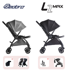 페도라 L2 Max 절충형 이지폴딩 가성비 유모차, 블랙