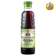 샘표 맛있게 염도낮은 양조간장, 500ml, 15개