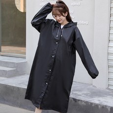 YUEMEIYD 성인 우비 오토바이 방수 우의 다회용 프리사이즈 레인코트 남녀 공용