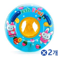 파란색 손잡이 보행기튜브 55cmx2개 물놀이보행기튜브 핫딜