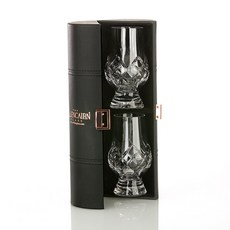 스코틀랜드 글렌캐런 크리스탈 컷 글래스 여행 케이스 위스키잔 2p 세트 Glencairn, 2개