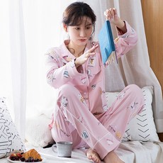 한천기업 산욕기룩 순면 코튼 산후 봄가을 계절 12달1 2겨울 산모 전용이다 만기 수유복
