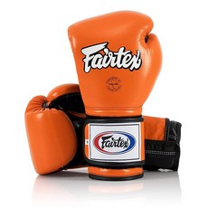 Fairtex Muay Thai 복싱 글러브 BGV9 킥복싱 MMA K1용 헤비 타자 멕시코 스타일 트레이닝 및 스파링 장갑 미국 396482, 오렌지/블랙/블랙 파이핑