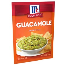 McCormick Guacamole Seasoning Mix 1 oz 맥코믹 과카몰리 시즈닝 믹스 1온스, 1개