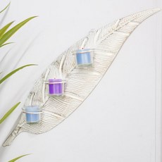 [아낌없이주는나무] 빈티지 벽장식 깃털 촛대 모양 S/N 20 NO: +나무야 UN/1222 KS6B8864