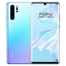 화웨이 Huawei P30 Pro 256GB 라이카 쿼드카메라 공기계 듀얼심 효도폰 무음, 8GB+256GB, P30pro 곡면 스크린, 라이트 블루