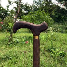 워니리 원목 고급 나무지팡이(88cm) 어르신지팡이, 단일 수량