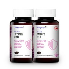 (6개월분)바디스콥 활력증진 코엔자임Q10 코큐텐 코엔자임큐텐 180캡슐 코큐10 큐텐, 90캡슐X2개