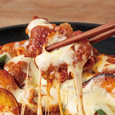 밀스온 캠핑음식 춘천 순살 철판 양념 닭다리살 홍천 닭갈비, 550g, 2개
