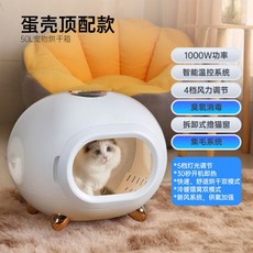 펫드라이룸 고양이 케어룸 강아지 에어샤워 털말리기 목욕, 1개, 프리미엄 1000W 화이트