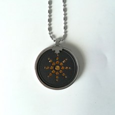 양자 스칼라 에너지 바이오 과학 펜던트 목걸이 남성용 개 태그 일본 기술 화산 용암 방사선 보호, 1개