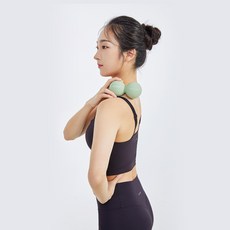 안다르 본사 릴렉스 마사지 듀얼볼_포레스트 그린_(EJFMB-02GRN), 1개, ONE COLOR