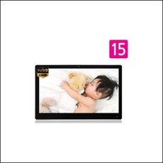 유니콘 LTD-1500WD 디지털액자 15.6 IPS패널 HDMI단자 보조모니터 광고액자 djek