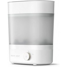 필립스 Avent SCF293/00 스팀 멸균기 및 병 건조기 전기 증기 멸균기 최대 6병 젖꼭지 및 액세서리 모듈식 디자인 화이트, 단일옵션