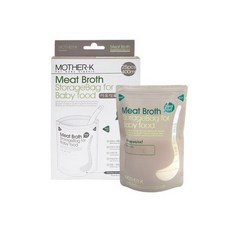 마더케이 일회용 이유식 육수보관팩 400ml 25매 2개, 1개