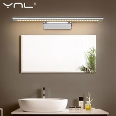 LED 벽 램프 흰색 따뜻한 흰색 욕실 거울 조명 북유럽 LED 벽 조명 침실 거실 방수 AC 220V 110V, Warm Light, 3w 25cm