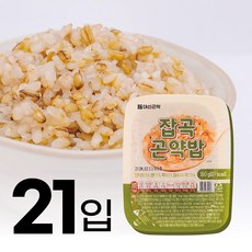 대신곤약 잡곡곤약밥 119kcal 밥대신 저칼로리 즉석밥 21개 하루한끼 3주분, 150g